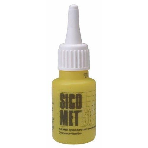 Colle instantanée cyanoacrylate pour plastiques - 20 g - SIC 50 SICOMET