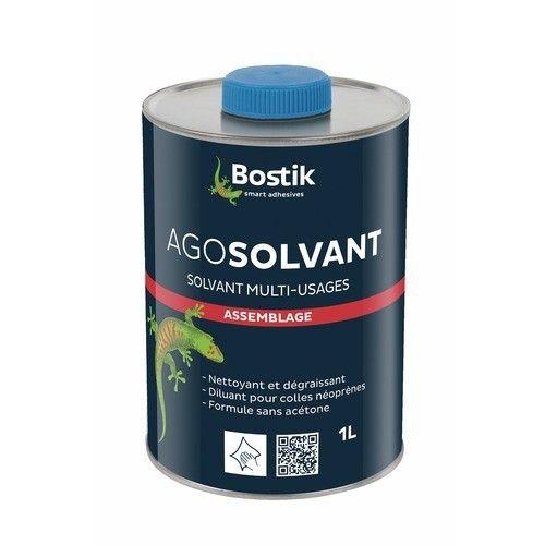 Diluant - nettoyant - pour colle néoprène, polyuréthane - Agosolvant BOSTIK