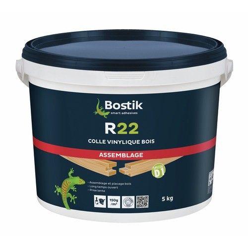 Colle à bois vinylique à prise lente - seau de 20 kg - R22 BOSTIK