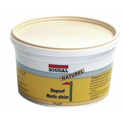 Mastic vitrier à l'huile de lin - 5kg SOUDAL