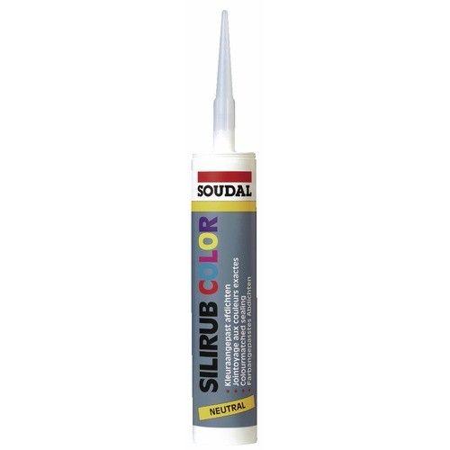 Mastic silicone neutre - gris anthracite RAL 7016 - Silirub Color SOUDAL