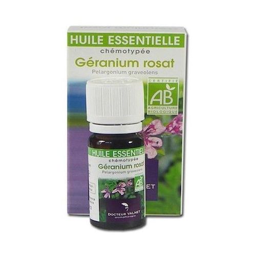 Huile Essentielle Bio Géranium Rosat 10 Ml 