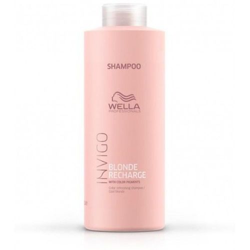 Shampooing Raviveur De Couleur Blond Froid Invigo Blonde Recharge Wella 1l 