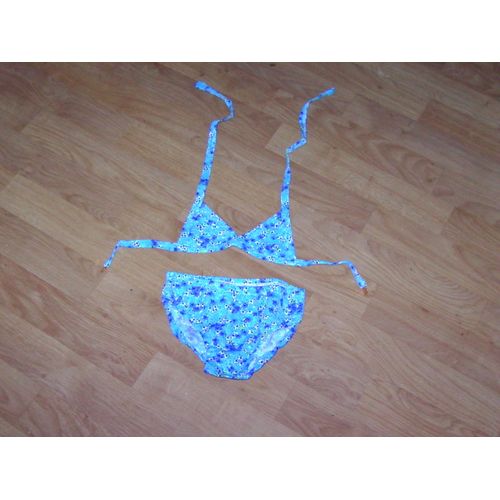 Maillot De Bain Darina 2 Pièces 6 Ans Bleu Turquoise Et Électrique