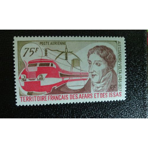Timbre Afars Et Issas Yt Pa 111 Alessandro Volta 1977