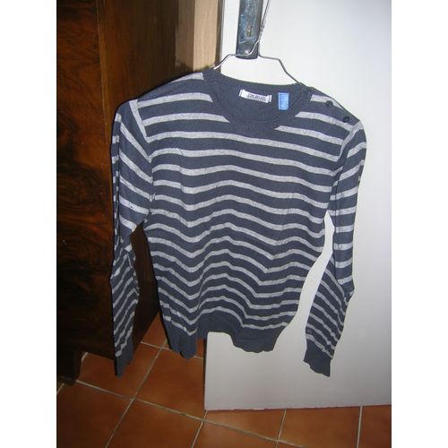 Pull Okaïdi 60% Coton,30% Nylon,10% Laine 14 Ans Multicolore