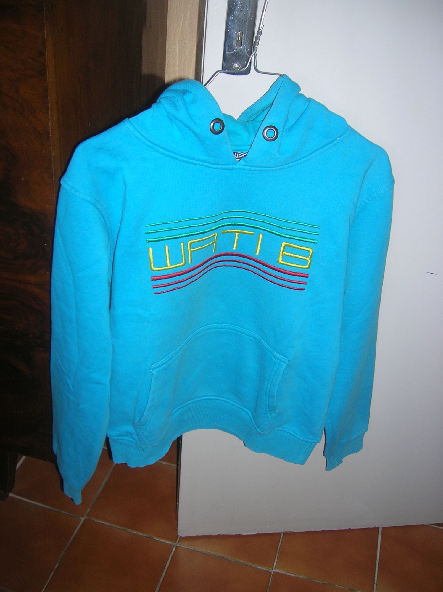 Sweat Wati B À Capuche 80% Coton,20% Polyester 14 Ans Bleu