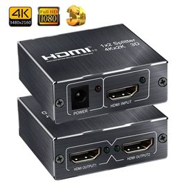 Commutateur HDMI 1x4 R/épartiteur HDMI pour Projecteur//HD TV//Lecteur Blu-Ray// PS4 etc GRATHTEK Splitter HDMI 2.0 HDMI Splitter 4K@60Hz