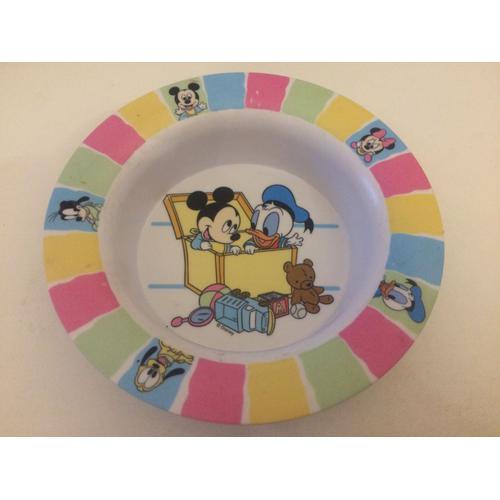 Assiette Pour Bébé " Mickey & Ses Amis" - Tigex