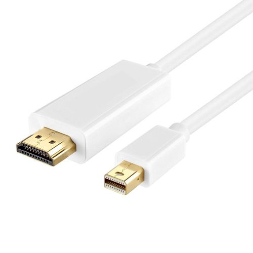 Nouvellement 6FT 1.8 M 4 K * 2 K Thunderbolt Mini DisplayPort Display Port DP vers HDMI Adaptateur Câble Pour Apple Mac Macbook Pro Air