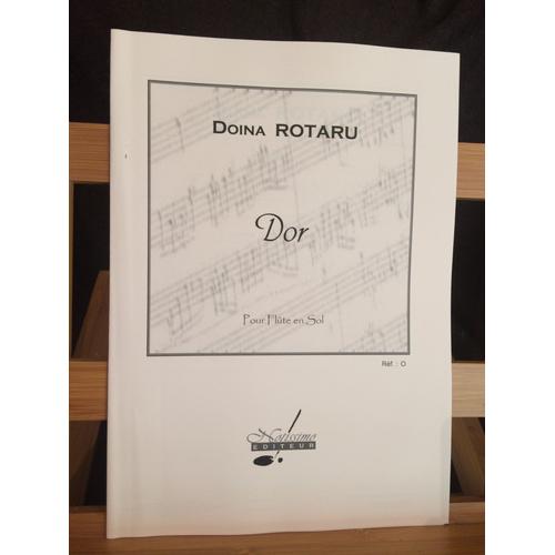 Doina Rotaru Dor Pour Flûte En Sol Partition Éditions Notissimo