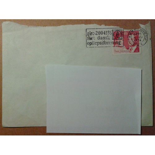 Timbre Suède 1976 Yvert Et Tellier N°925 Mariage Royal 19.6 1976 Oblitéré Sur Enveloppe 6 Sep 1976