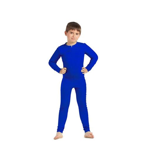 Déguisement Justaucorps Spandex Super Élastique Bleu Pour Garçon