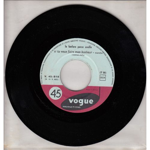 Si Tu Veux Faire Mon Bonheur (Marche 2'05) // Au Bon Vieux Temps (Polka 2'00)