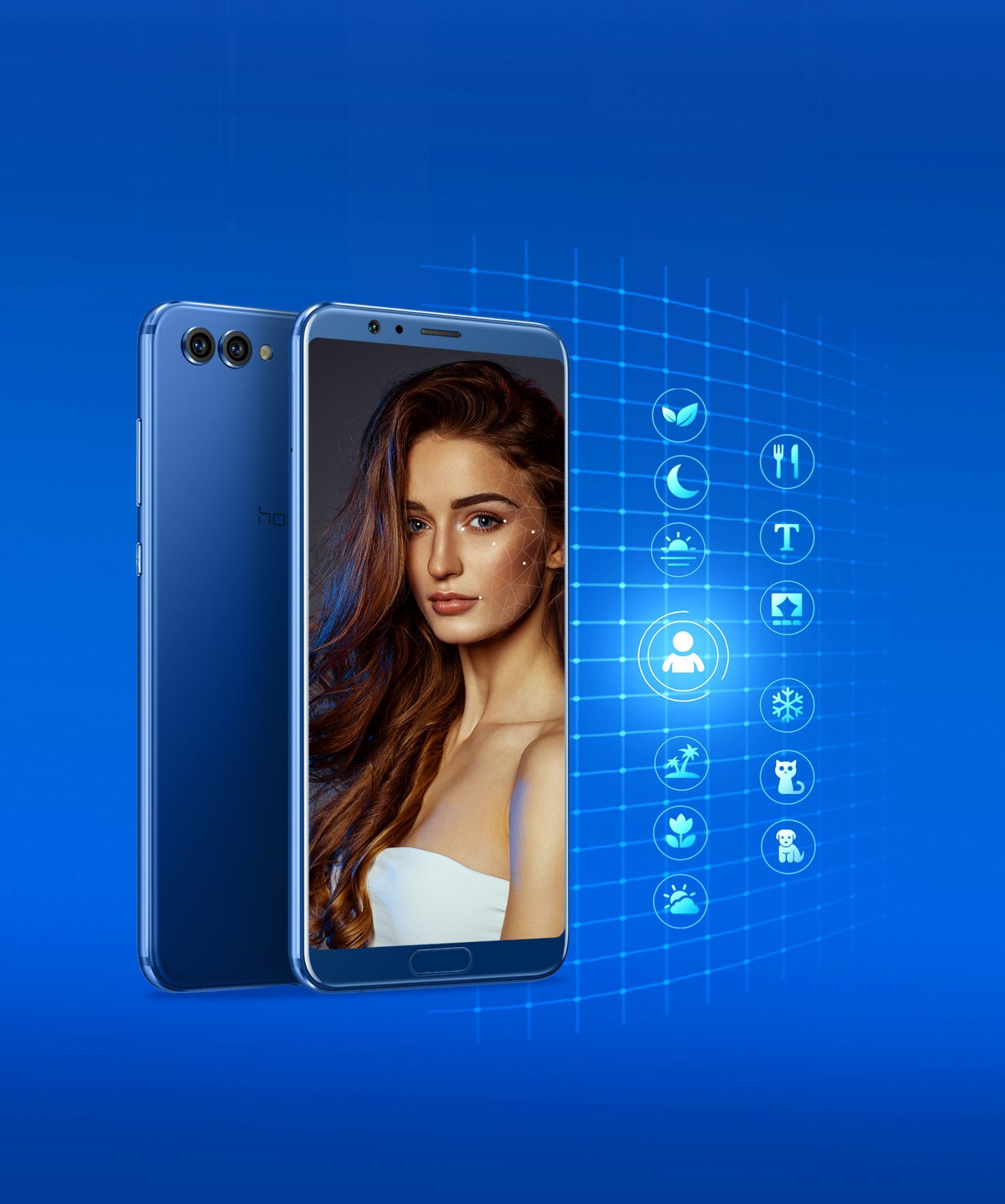 Honor View 10 128 Go Bleu_image_6|Rakuten