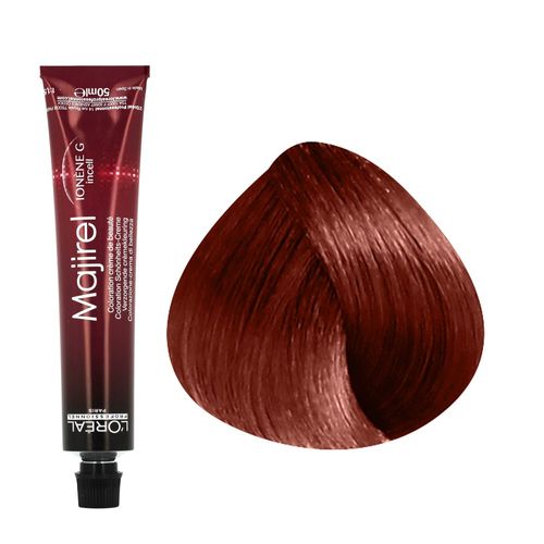 L'oréal Professionnel, Coloration Permanente Color Correction 6.46 : Blond Foncé Cuivré Rouge - Color Correction 50ml, Femme Orange