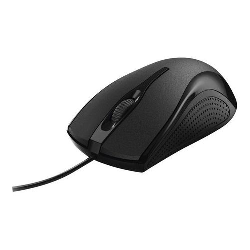 Hama MC-200 - Souris - optique - 3 boutons - filaire - USB - noir