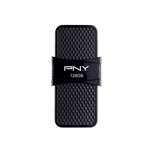 PNY Duo-Link On-the-Go - Clé USB - 128 Go - USB 3.1 / USB-C