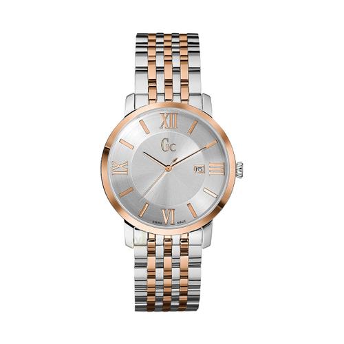 Gc Mens X60018g1s Deux Tons Or Rose Et Argent Montre