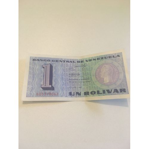 Billet Un Bolivar Venezuela 1989
