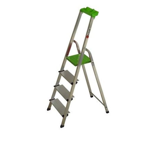 Escabeau aluminium à 4 marches ultra larges