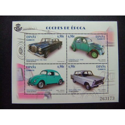 España Espagne 2013 Coches De Epoca Edifil 4788 ** Mnh