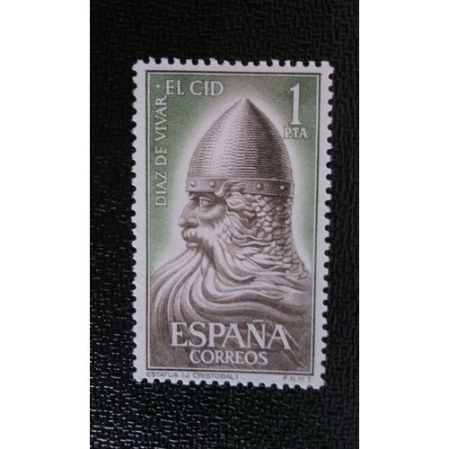 Timbre Espagne Yt 1109 El Cid 1962