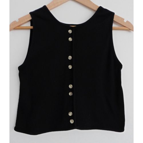 Debardeur Noir Sans Marque Femme Taille S Ou 36/38