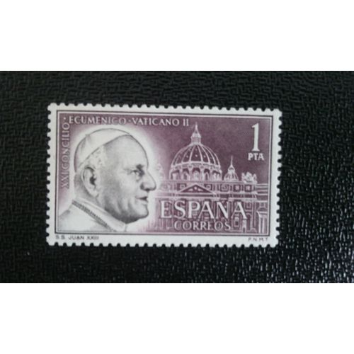 Timbre Espagne Yt 1147 Conseil Cuménique Vatican Ii 1962