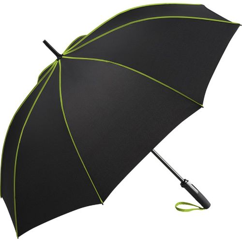 Parapluie Standard - Fp4399 - Noir Et Vert Lime
