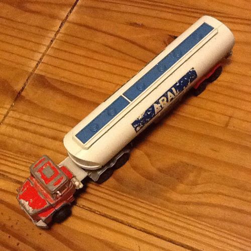 Majorette Camion Semi Remorque Citerne Scania Ech 1/60