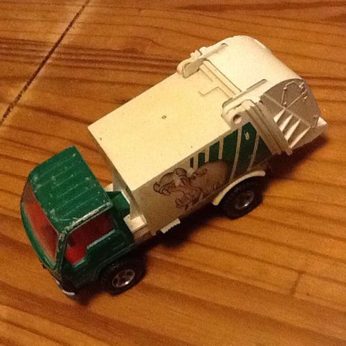 Majorette Camion Ramassage Grand Modele Ech 1/35 Vert