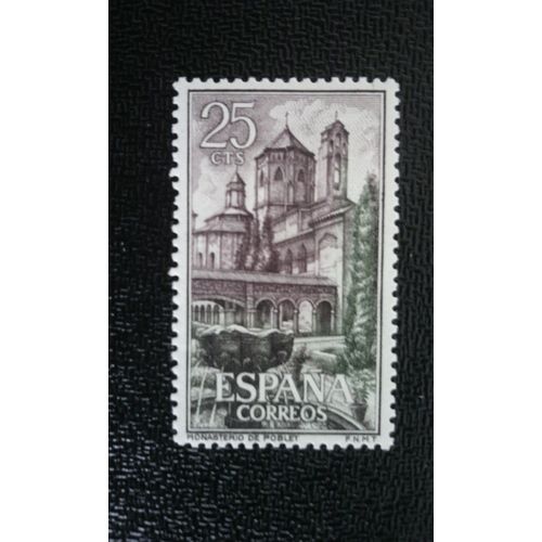 Timbre Espagne Yt 1157 Monastère De Santa Maria De Poblet 1963
