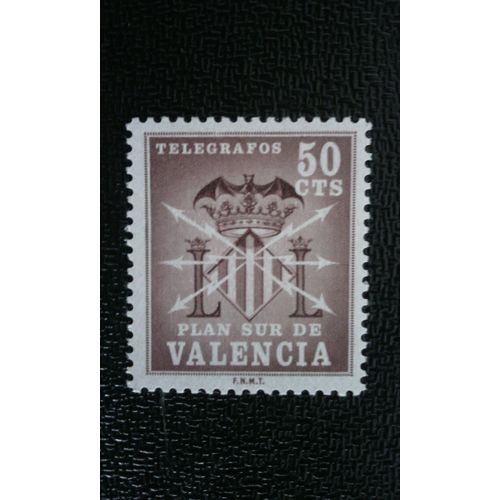 Timbre Espagne Yt 1149 Plan Sur Valencia 1963