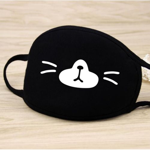 Chat Ours Masque Zip Bouche Nez Visage Anti Poussière Protection Style Asiatique Japonais Coréen Harajuku Rock Punk Grunge - Haute Qualité