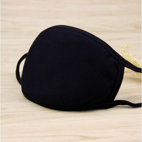Tout Noir Cyber Masque Zip Bouche Nez Visage Anti Poussière Protection Style Asiatique Japonais Coréen Chinois Harajuku Rock Punk Grunge - Haute Qualité