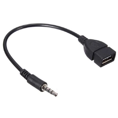 Adaptateur prise jack audio 3.5 mm à USB femelle