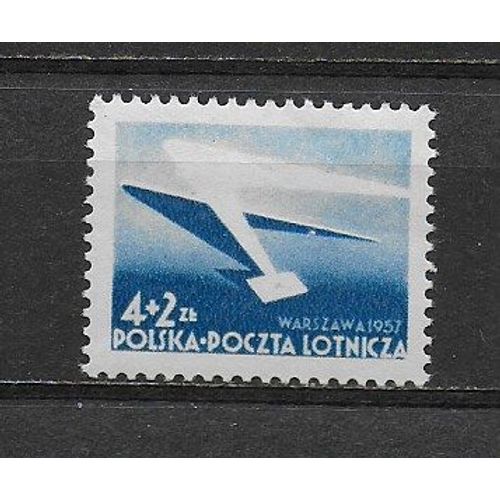 Pologne Poste Aerienne 1957 : 7è Exposition Philatélique De Varsovie - Timbre Neuf ** Cote 6 