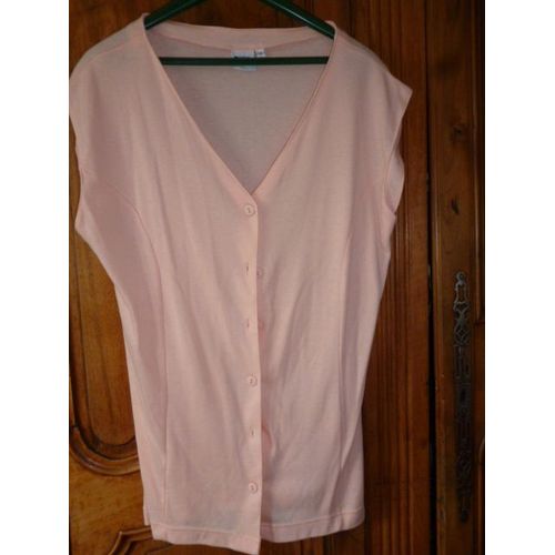 Gilet Rose Sans Manches &#34millions Dreams &#34 En Acrylique Taille L