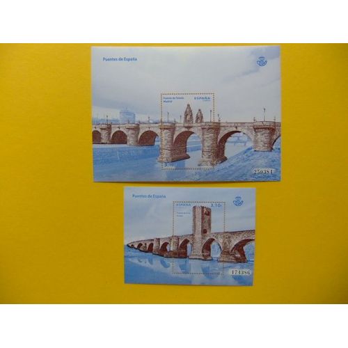 España Espagne 2013 Puente De Frias Burgos - Puente De Toledo Madrid Edifil 4825 / 26 ** Mnh