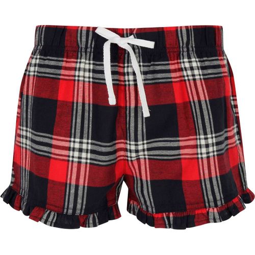 Short Femme Motfs ?Cossais Tartan - Sk082 - Rouge