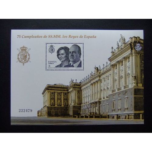 España Espagne 2013 Reyes De España Juan Carlos Y Sofia Edifil 4829 ** Mnh