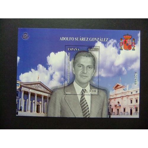 España Espagne 2013 Président Adolfo Suárez Edifil 4837 ** Mnh