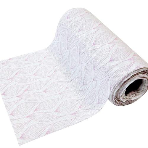 Sur Chemin De Table Feuille Rose 15cmx5m