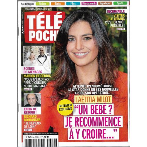 Télé Poche 2669 Laetitia Milot Marion Et Cedric Richard Bohringer