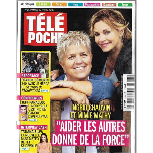 Télé Poche 2668 Ingrid Chauvin Frack Semonin Jeff Panacloc Tatiana Silva