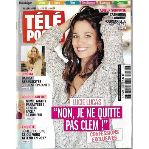 Télé Poche 2657 Dalida Mimie Mathy Lucie Lucas