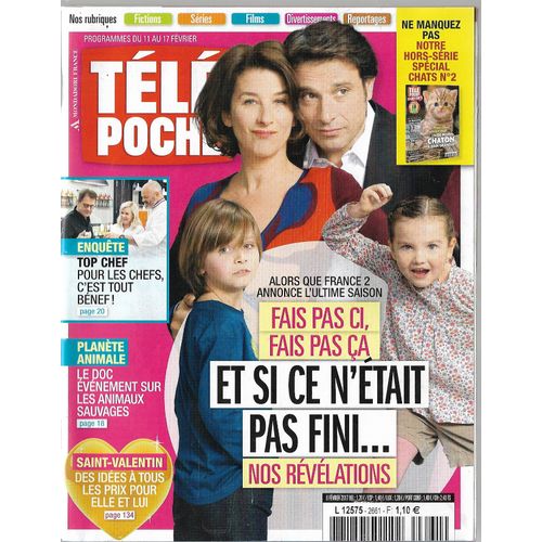 Télé Poche 2661 Top Chef Animaux Sauvage Fais Pas Ci St Valentin