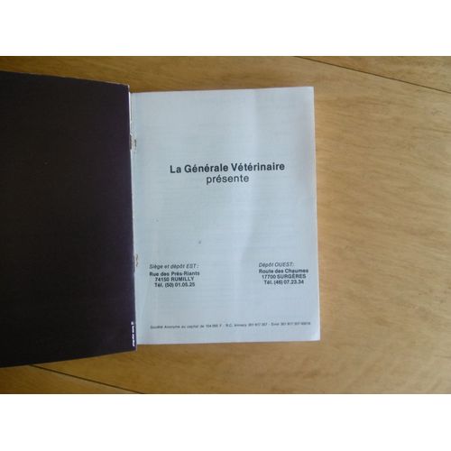 Catalogue De Produits, Médicaments Vétérinaires,Leur Propriétés Indications , Posologie , Mode D Emploi , Contre Indications