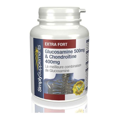 Glucosamine 500mg & Chondroïtine 400mg - 360 Gélules - Pour Les Articulations 